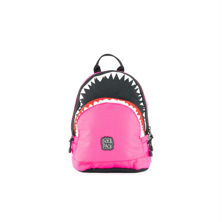 Pick&Pack Kinderrugzak PP961* Shark Shape S Fuchsia