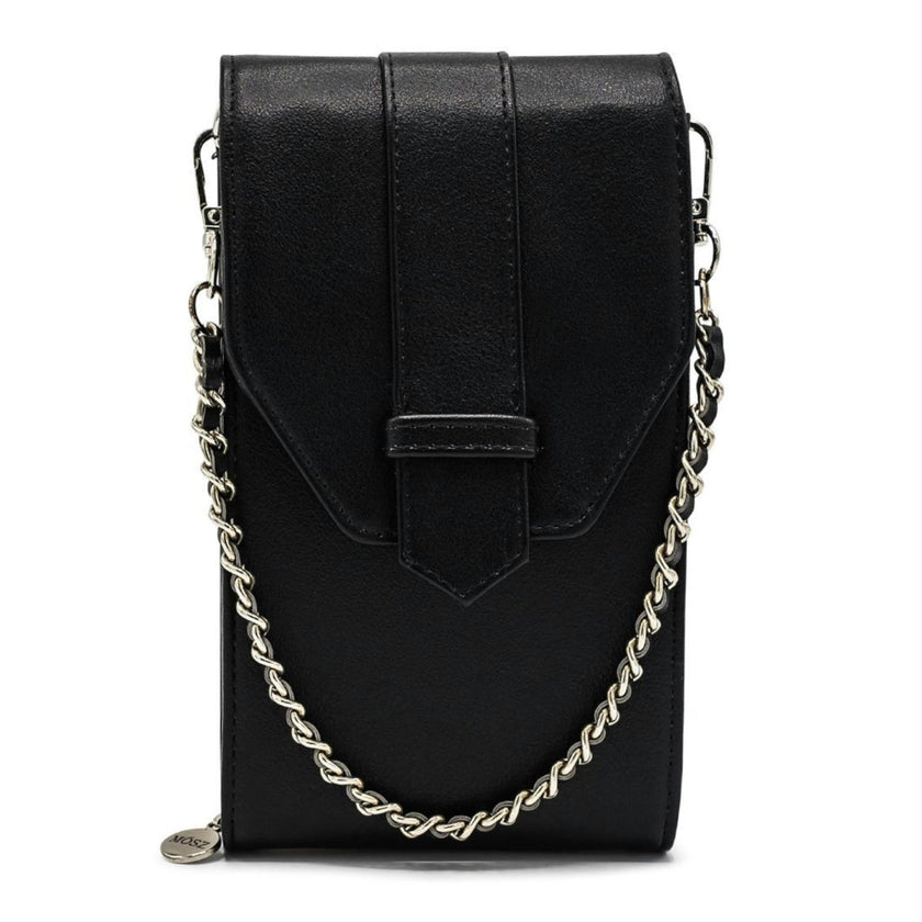 Mosz Telefoontasje Phonebag Vegan Black Silver