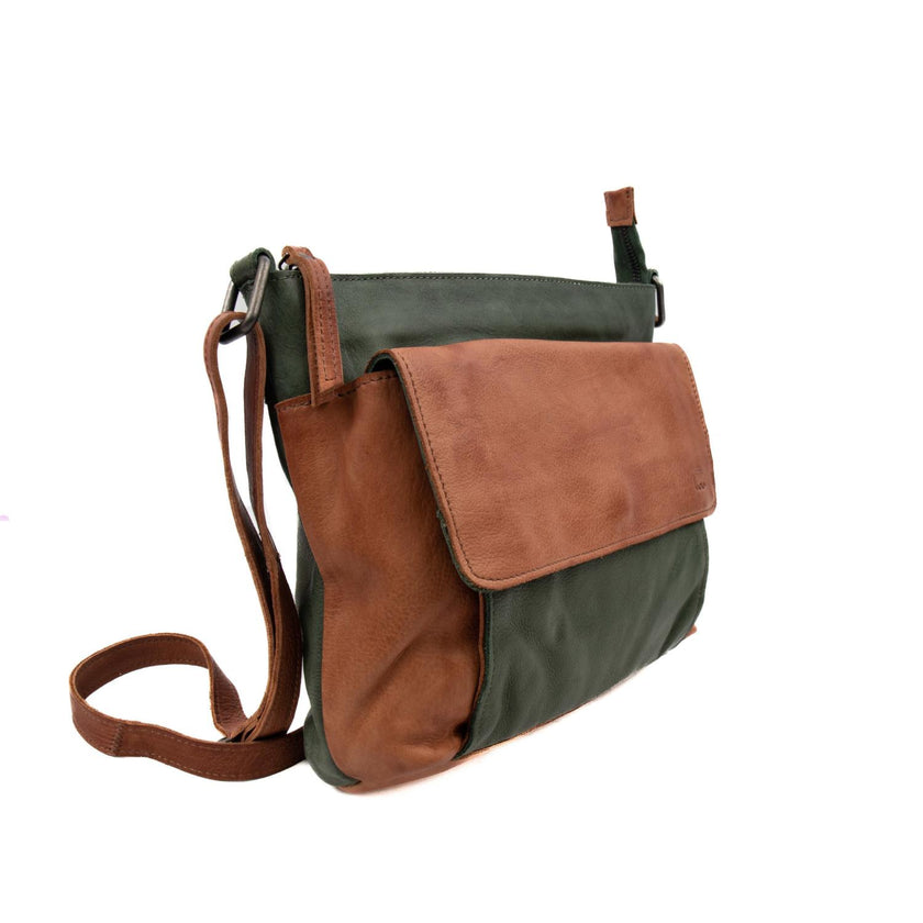 Bear Design Tas CP6007* Rai Green/Cognac