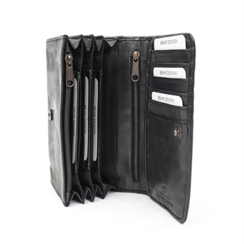 Bear Design Portemonnee CL9918 Noor Zwart