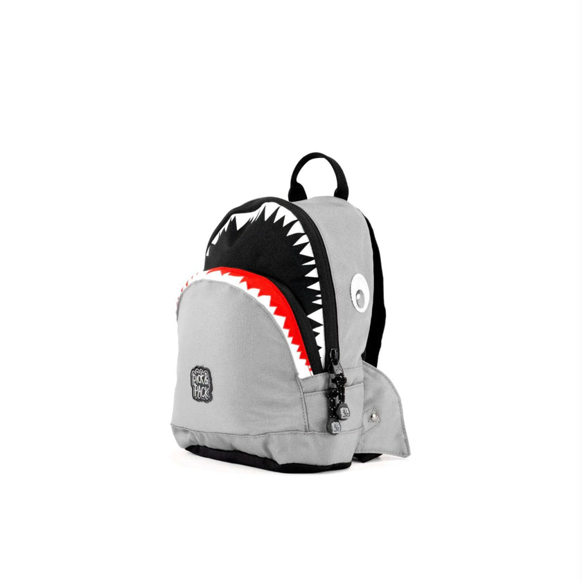 Pick&Pack Kinderrugzak PP961 Shark Shape S 02 Grey