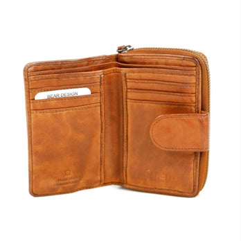 Bear Design Portemonnee CL13550 Loet Cognac