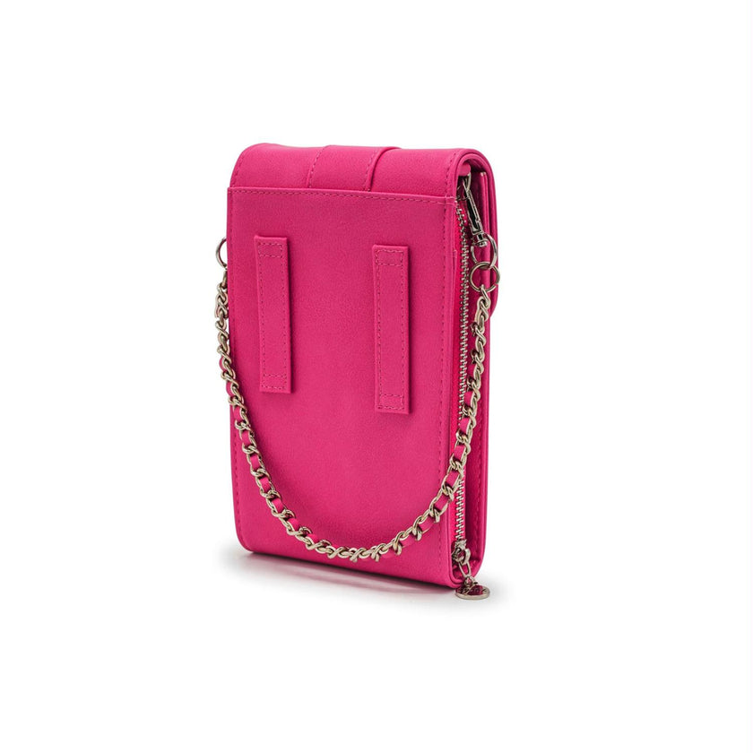 Mosz Telefoontasje Phonebag Vegan Fuschia Silver