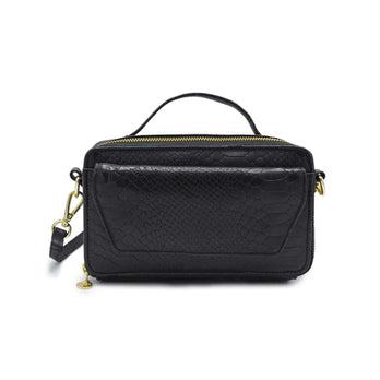 Mosz Tas Naomi Plain Jungle Black shiny light gold 02