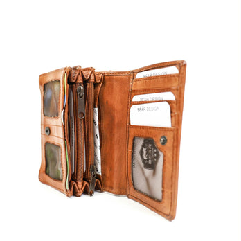 Bear Design Portemonnee CL16212 Nina Cognac
