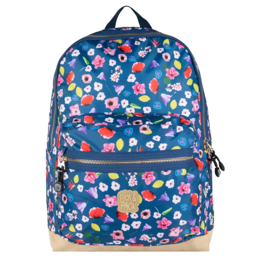 Pick&Pack Rugzak PP20371 L Field Flower 14 Navy