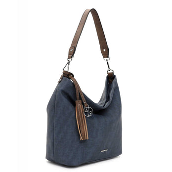 Emily & Noah Tas 62790 Elke Blue/Taupe 509