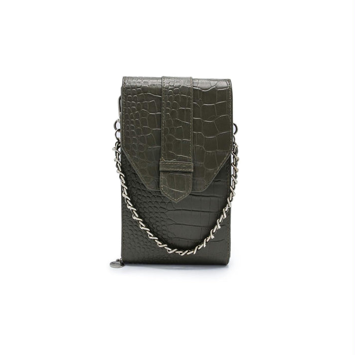 Mosz Telefoontasje Phonebag Croco Moss