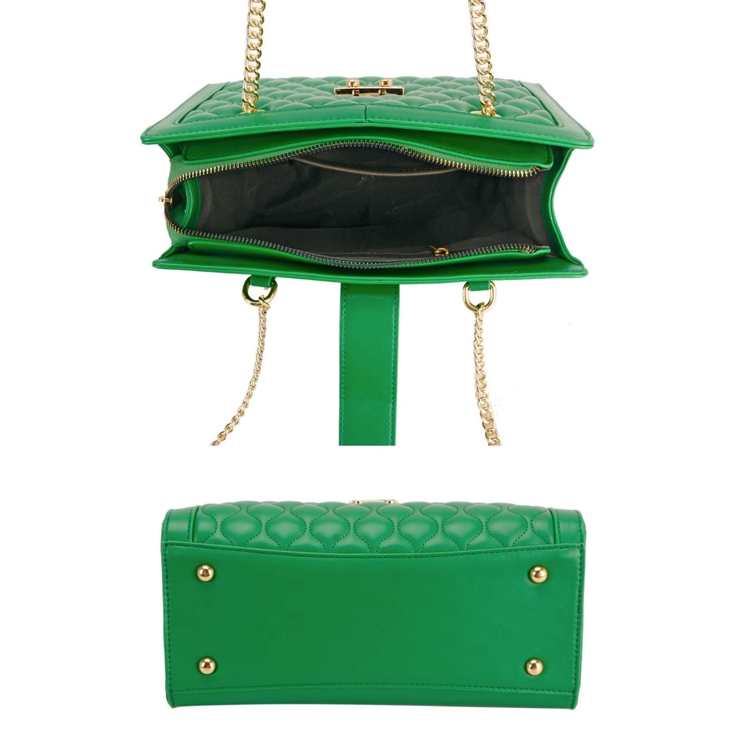 Handbag David Jones 6148-1 Green green