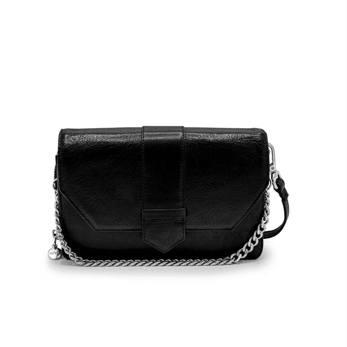 Mosz Telefoontasje Kris Bag Vintage Black Brushed Silver