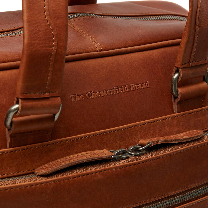 Chesterfield Laptoptas C40.1070- Singapore 31 Cognac