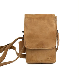 Leren telefoontasjes