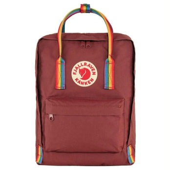 Fjällräven Rugzak Kanken print band 326-907 Ox Red-Rainbow