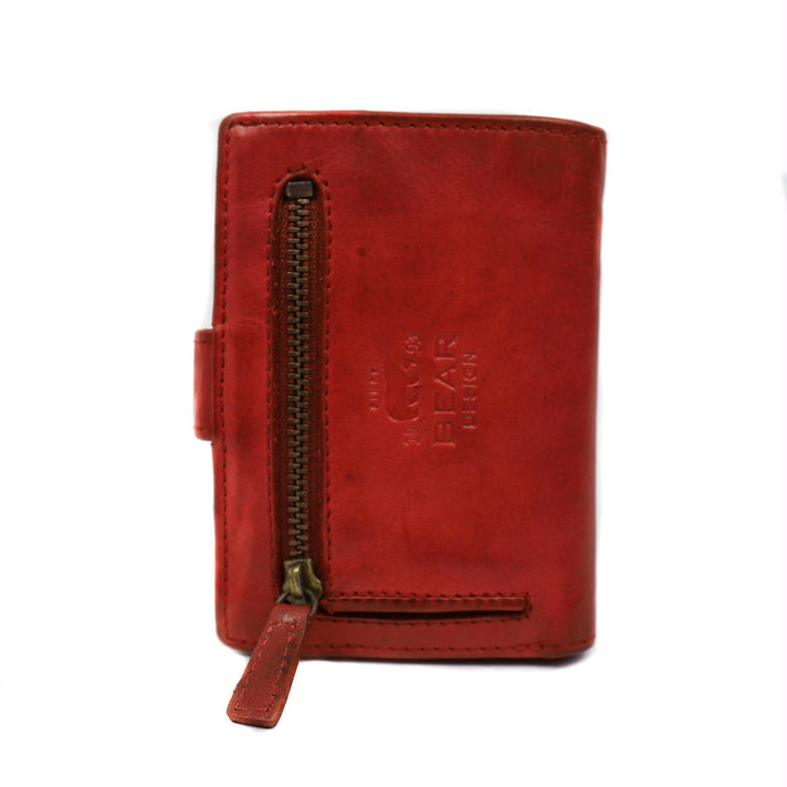 Bear Design Creditcard etui CL527 Rood