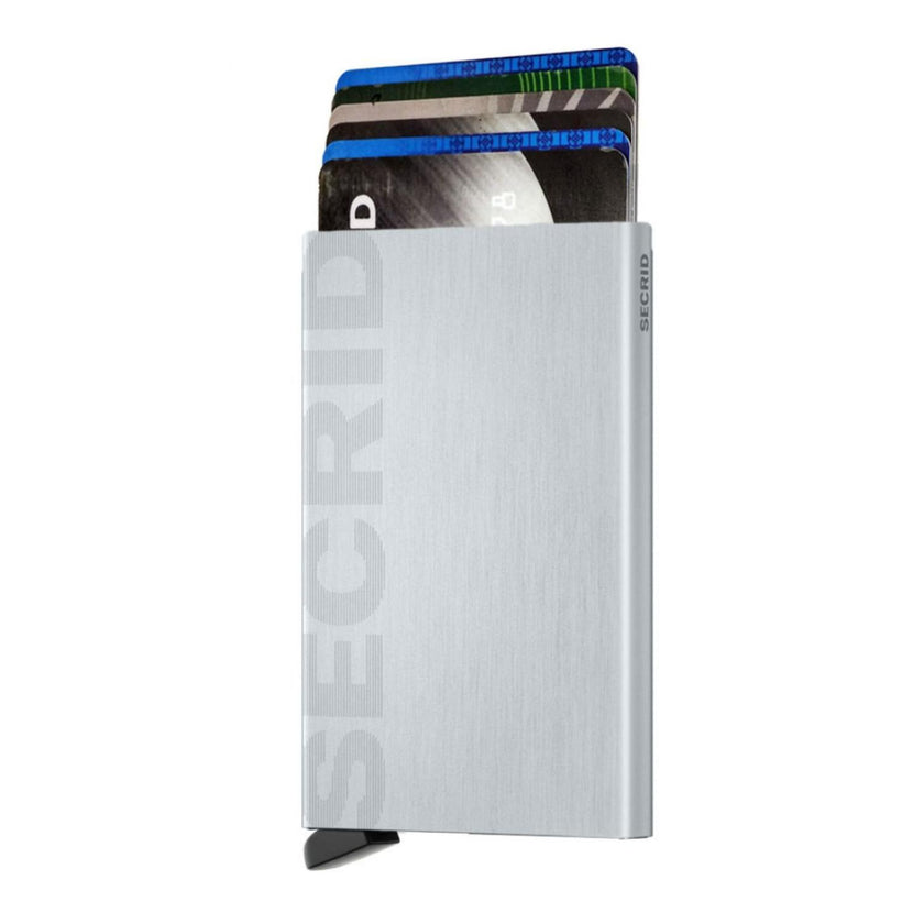 Secrid Pasjeshouder Cardprotector Laser Logo Silver